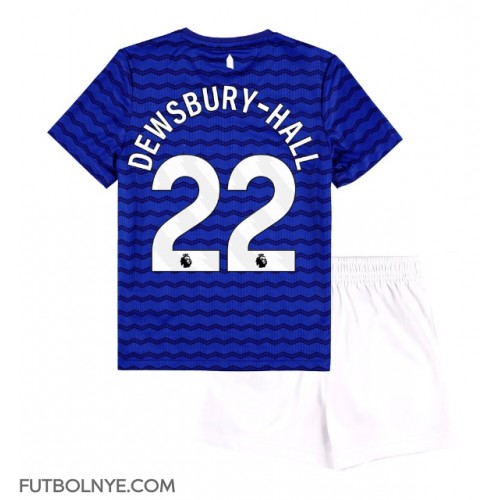 Camiseta Everton Kiernan Dewsbury-Hall #22 Primera Equipación para niños 2025-26 manga corta (+ pantalones cortos)